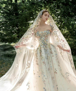 Whispers of the Woods: Crafting Your Dream Forest Fairy Wedding Dress